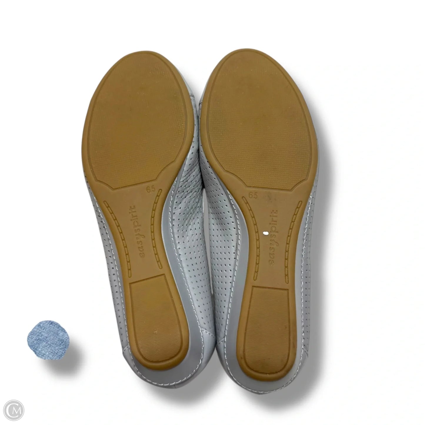 Shoes Heels Wedge By Easy Spirit In Grey, Size: 6.5