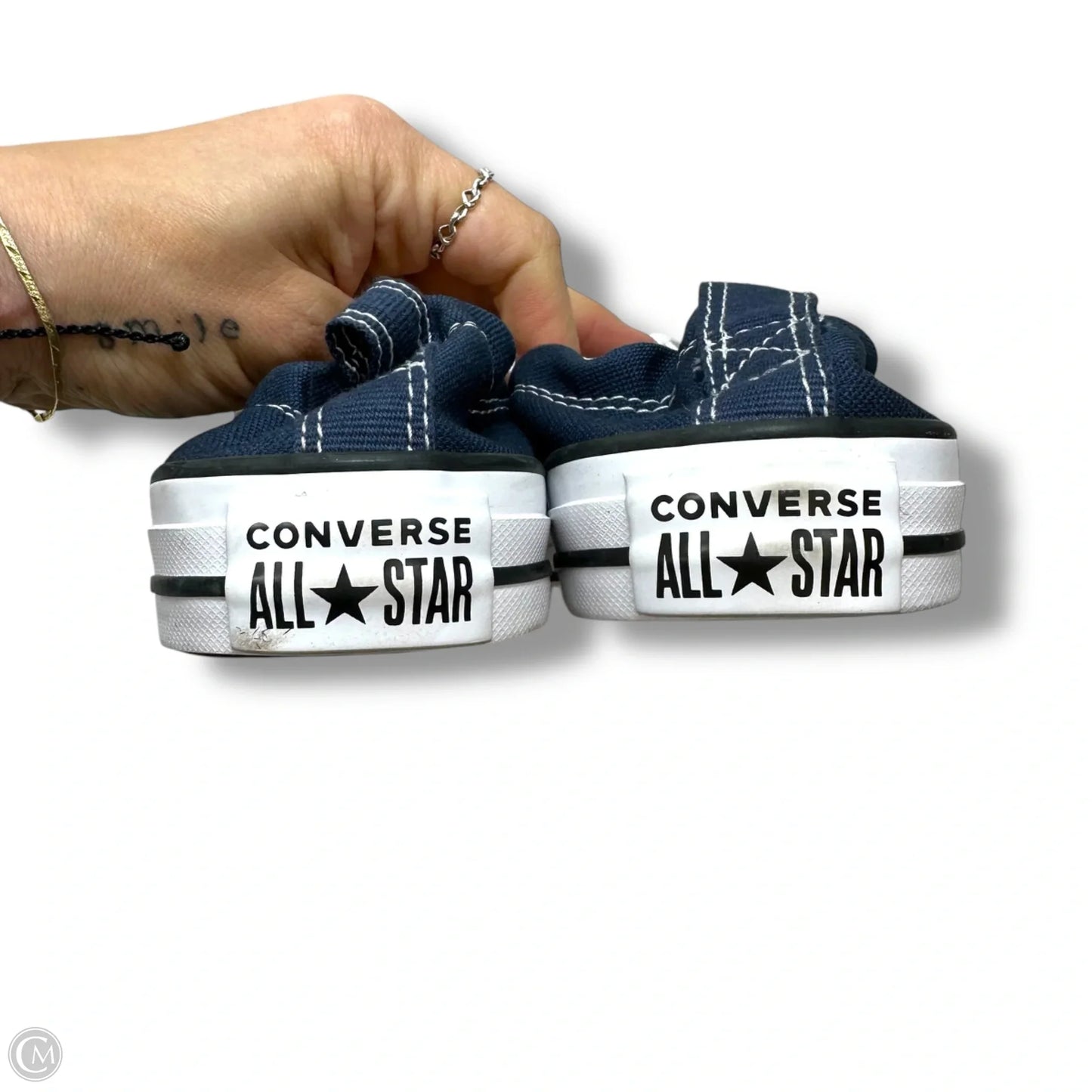 Shoes Sneakers By Converse In Blue, Size: 8.5