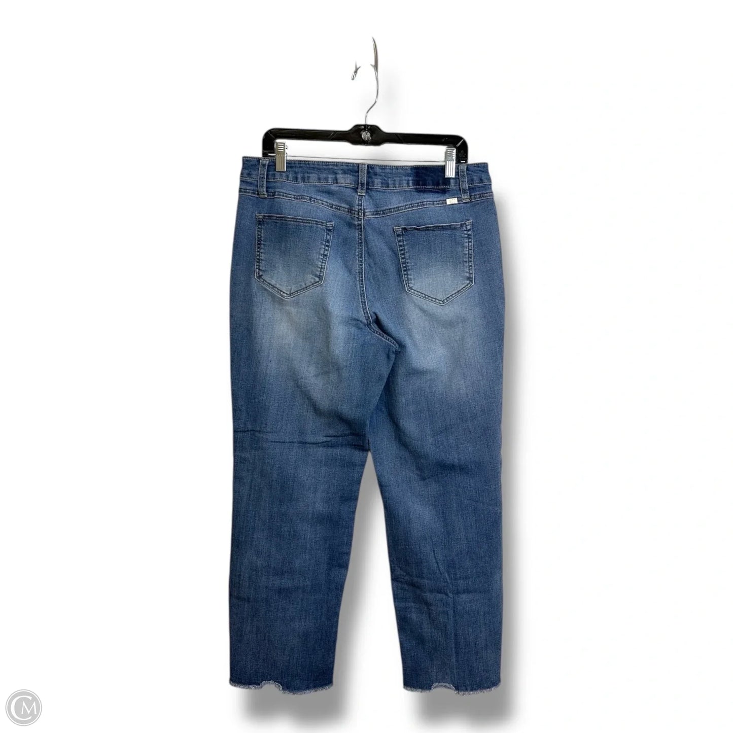 Jeans Cropped By 1822 Denim In Blue Denim, Size: 14