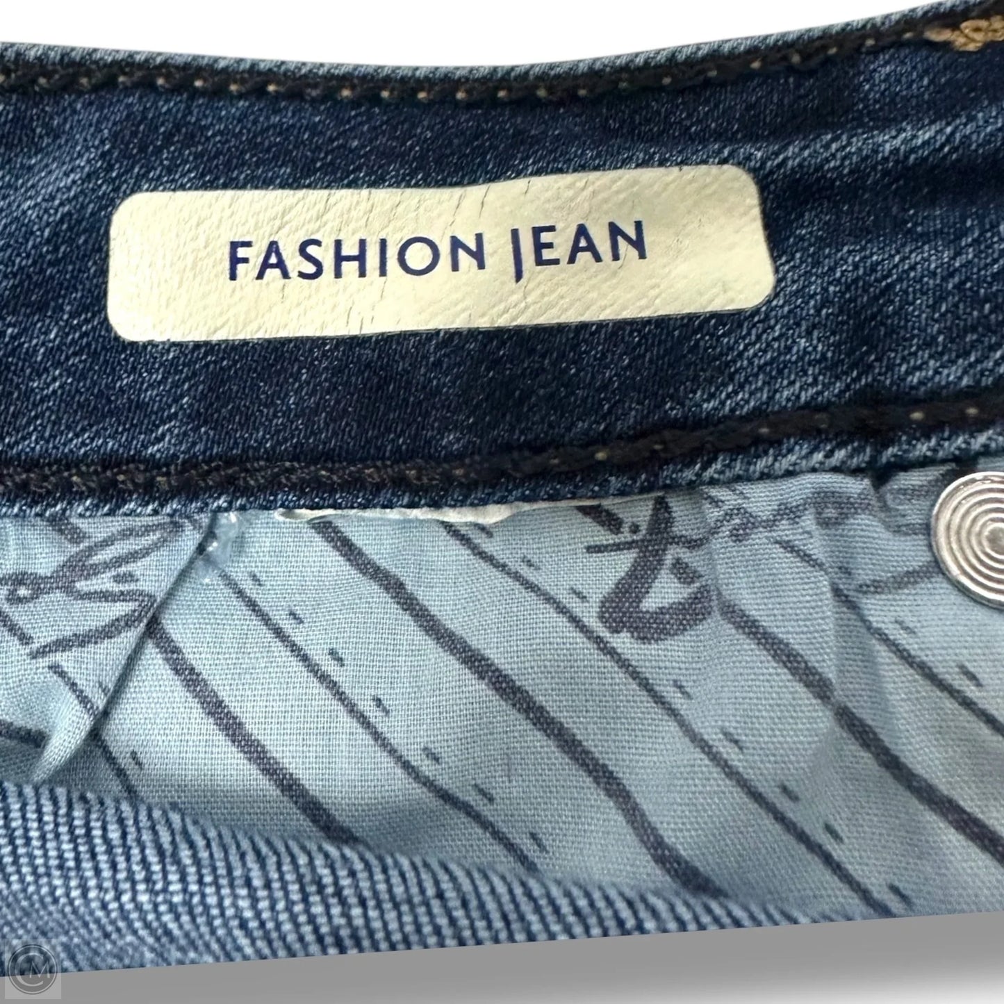 Jeans Cropped By Seven 7 In Blue Denim, Size: 14