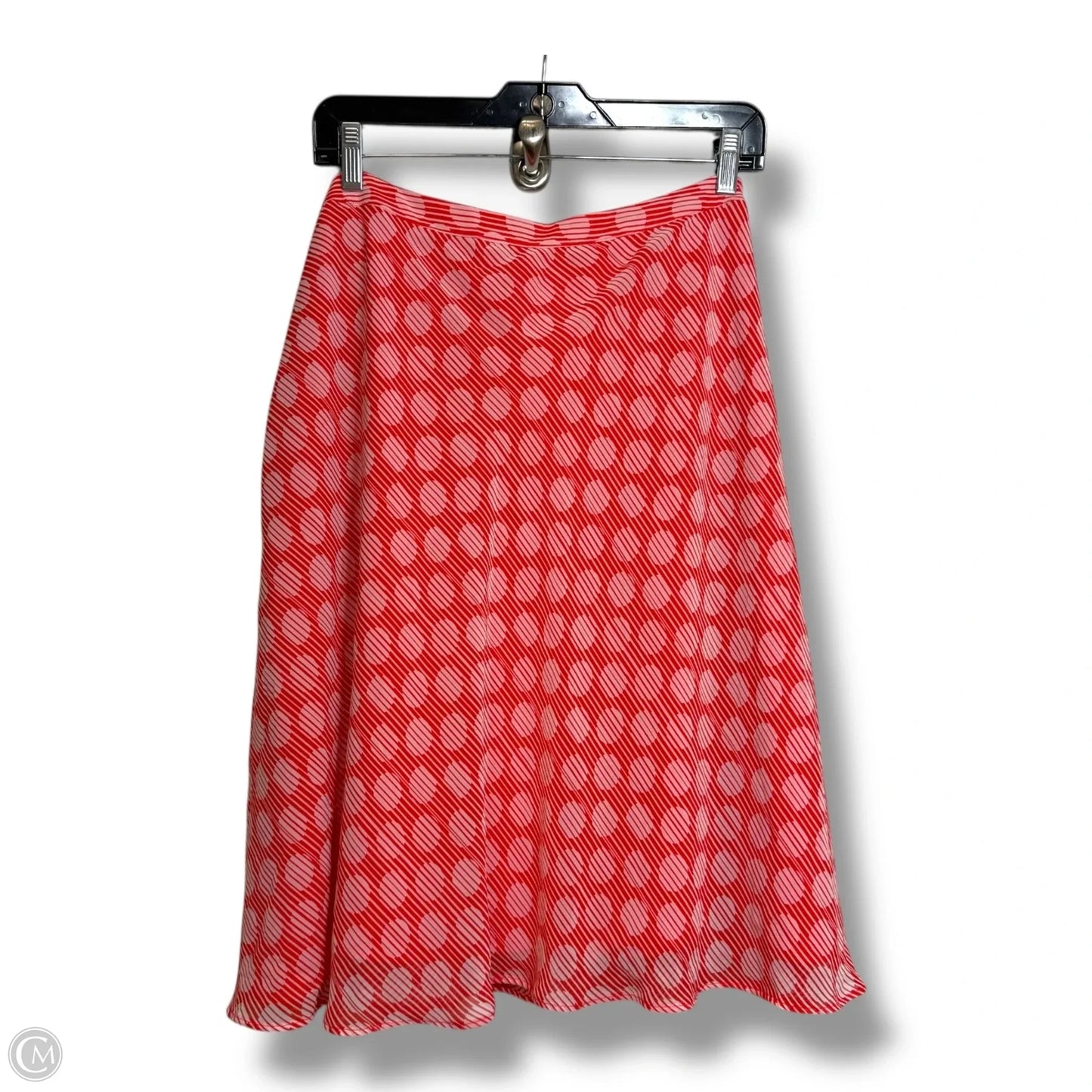 Skirt Midi By Liz Claiborne In Orange, Size: 16