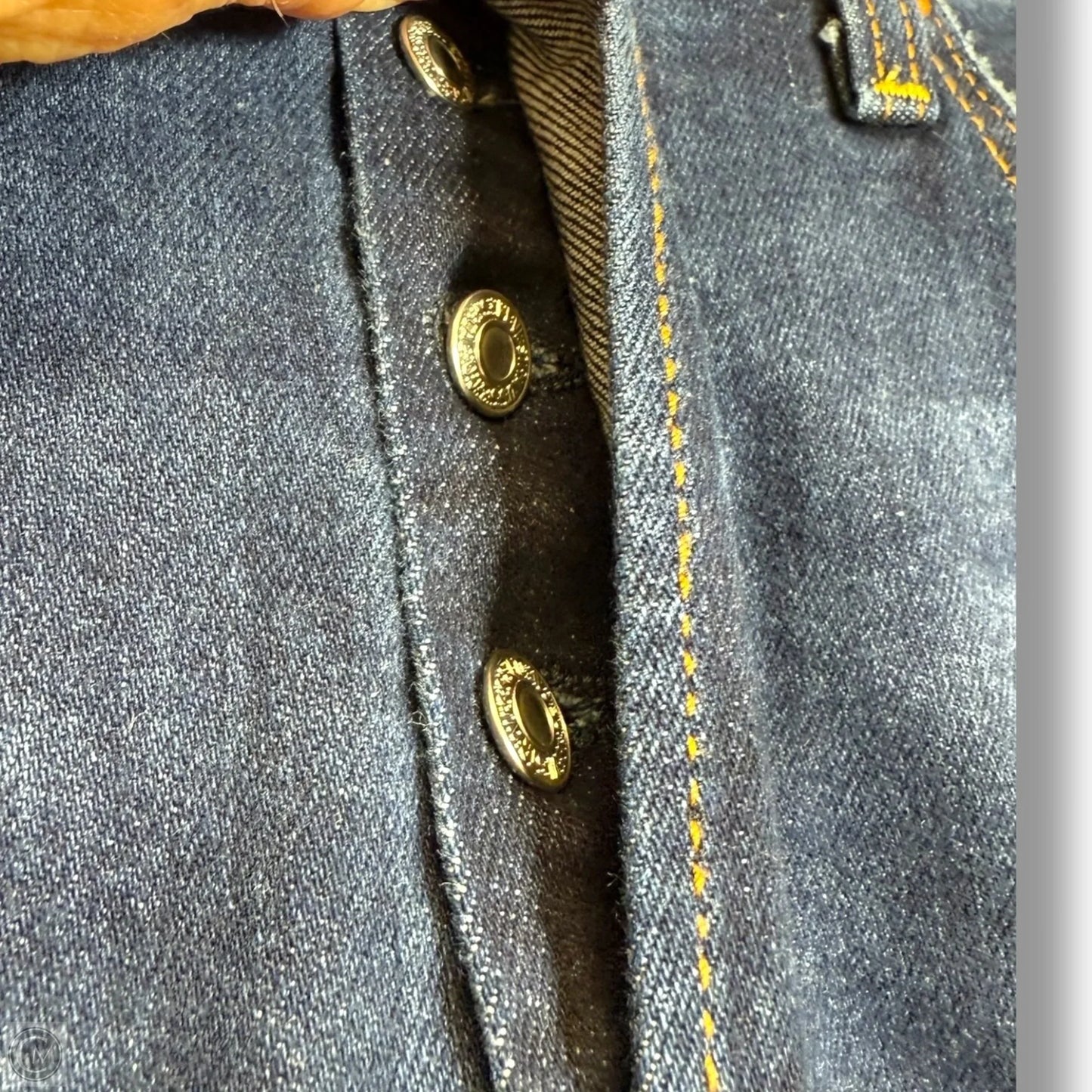 Jeans Straight By Levis In Blue Denim, Size: 6