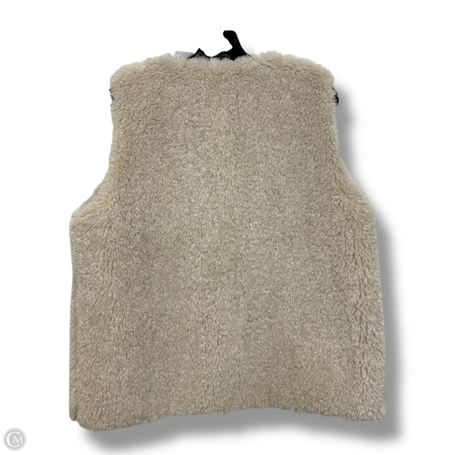Vest Faux Fur & Sherpa By Mix It In Ivory, Size: S