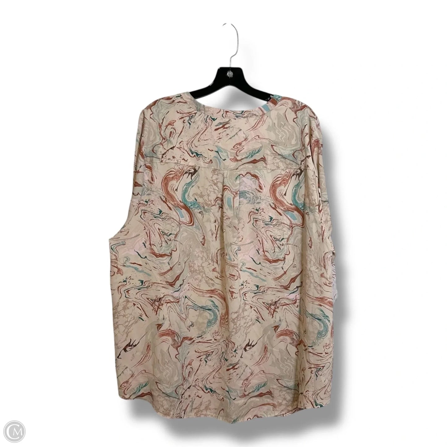 Top 3/4 Sleeve By Torrid In Pink, Size: 3x