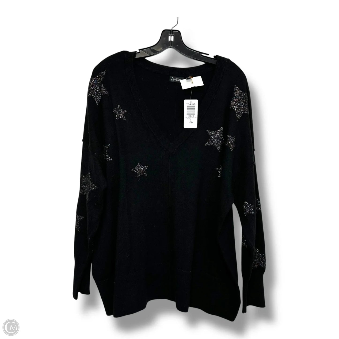 Sweater By Torrid In Black, Size: 2x