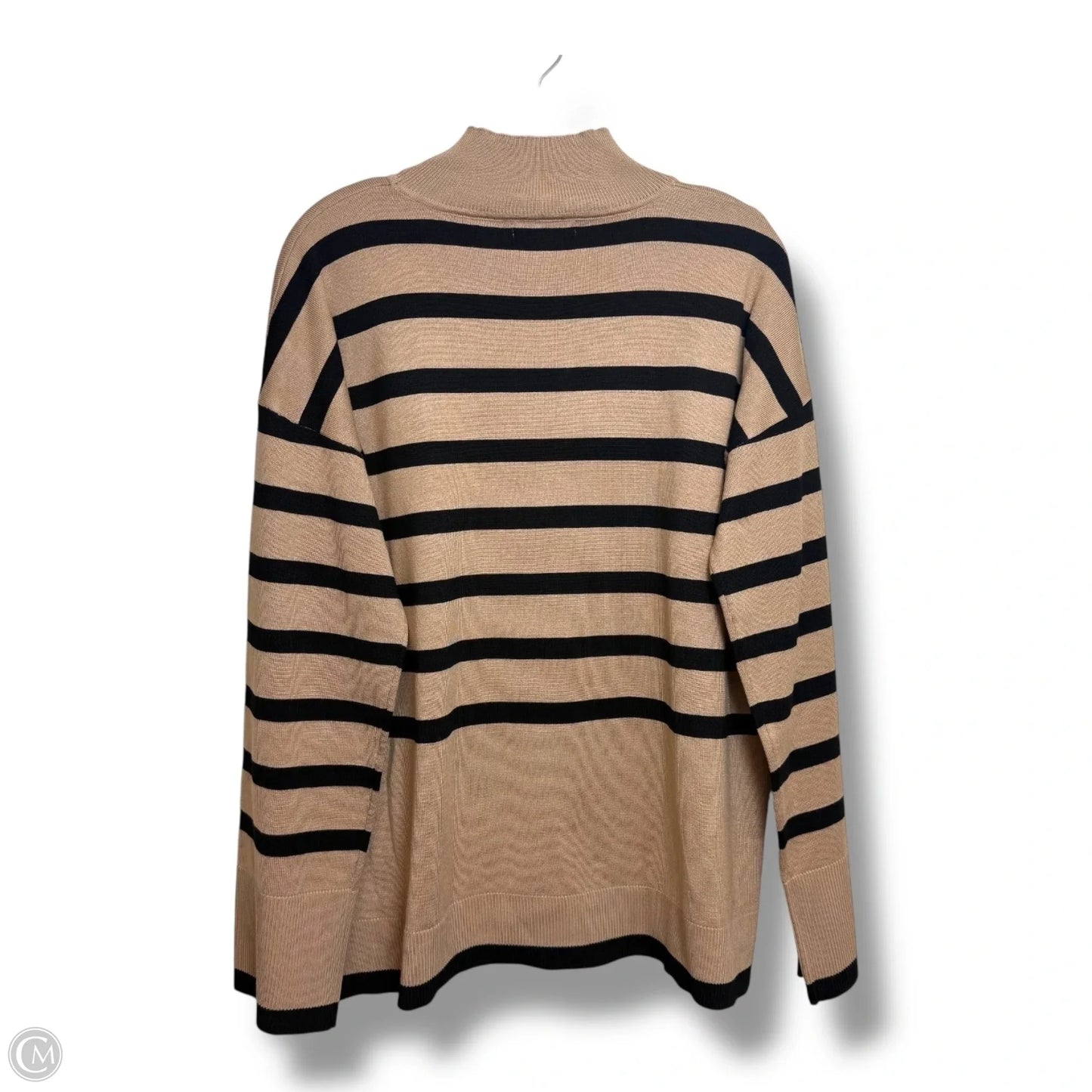 Sweater By Cable And Gauge In Striped Pattern, Size: M