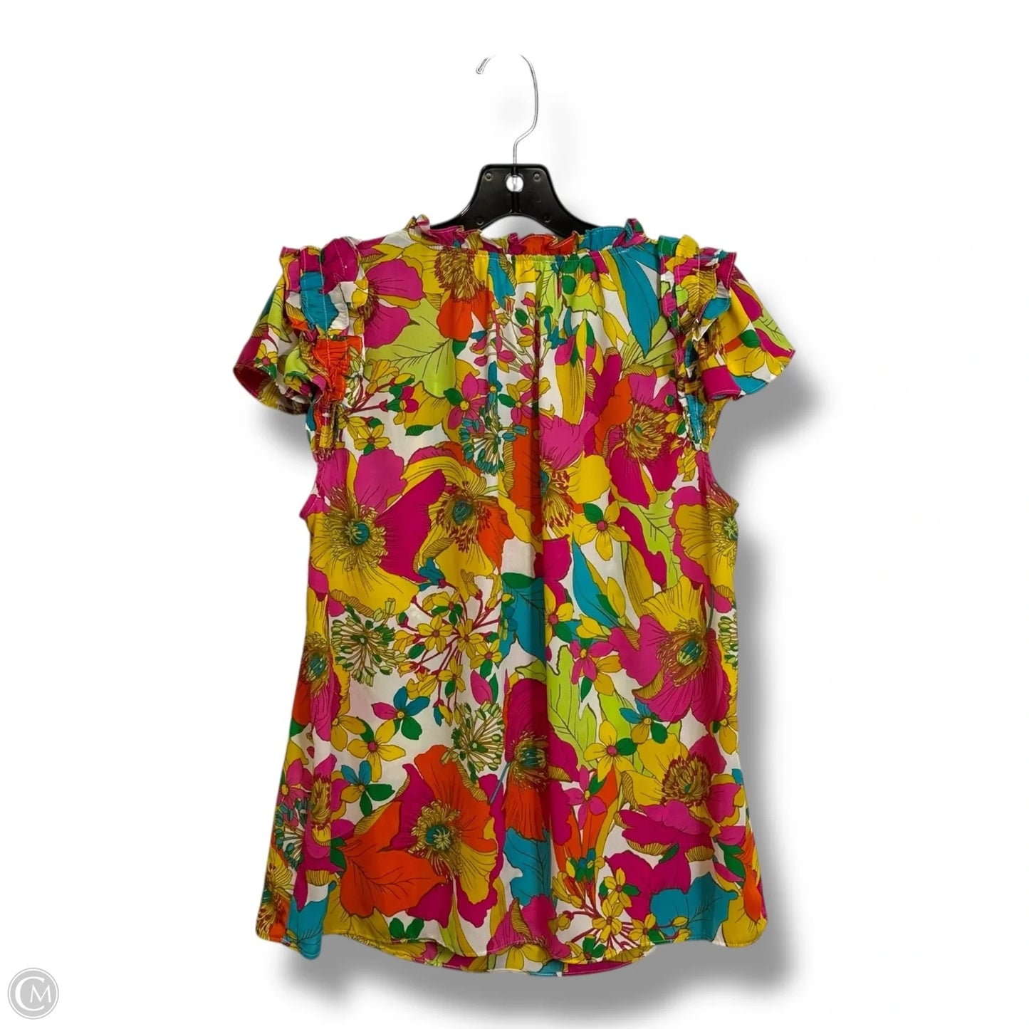 Top Short Sleeve By Rose And Olive In Multi-colored, Size: M