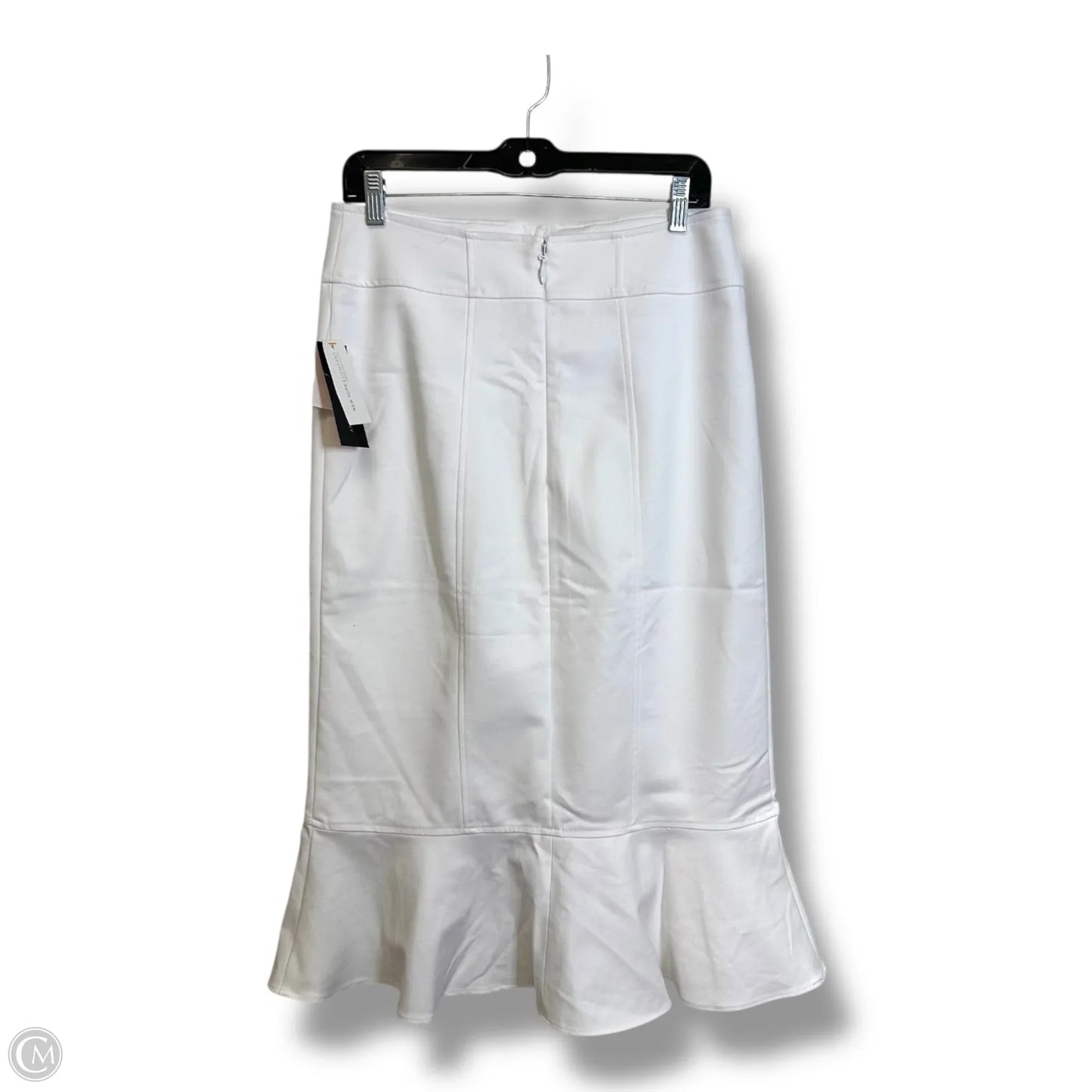 Skirt Midi By New York And Co In White, Size: 10
