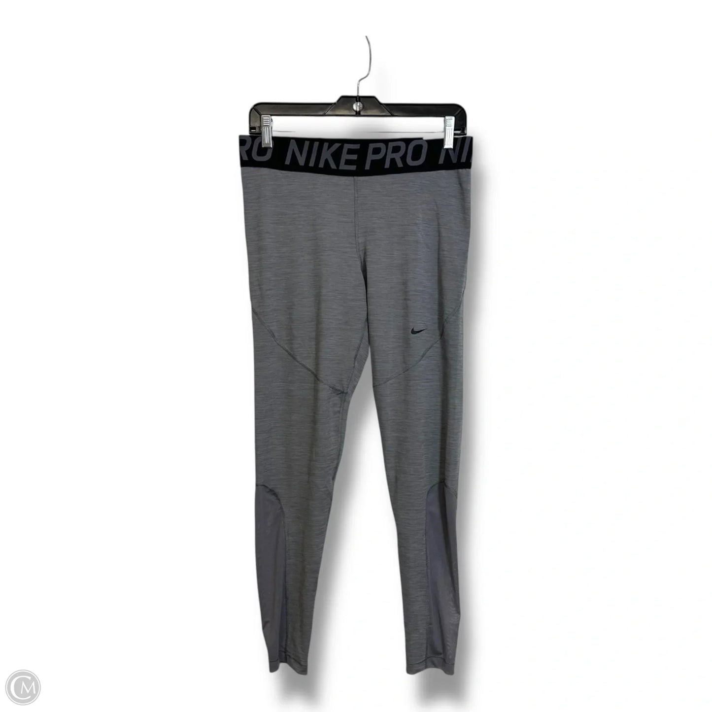 Nike PRO Athletic Leggings By Nike Apparel In Grey, Size: Xl