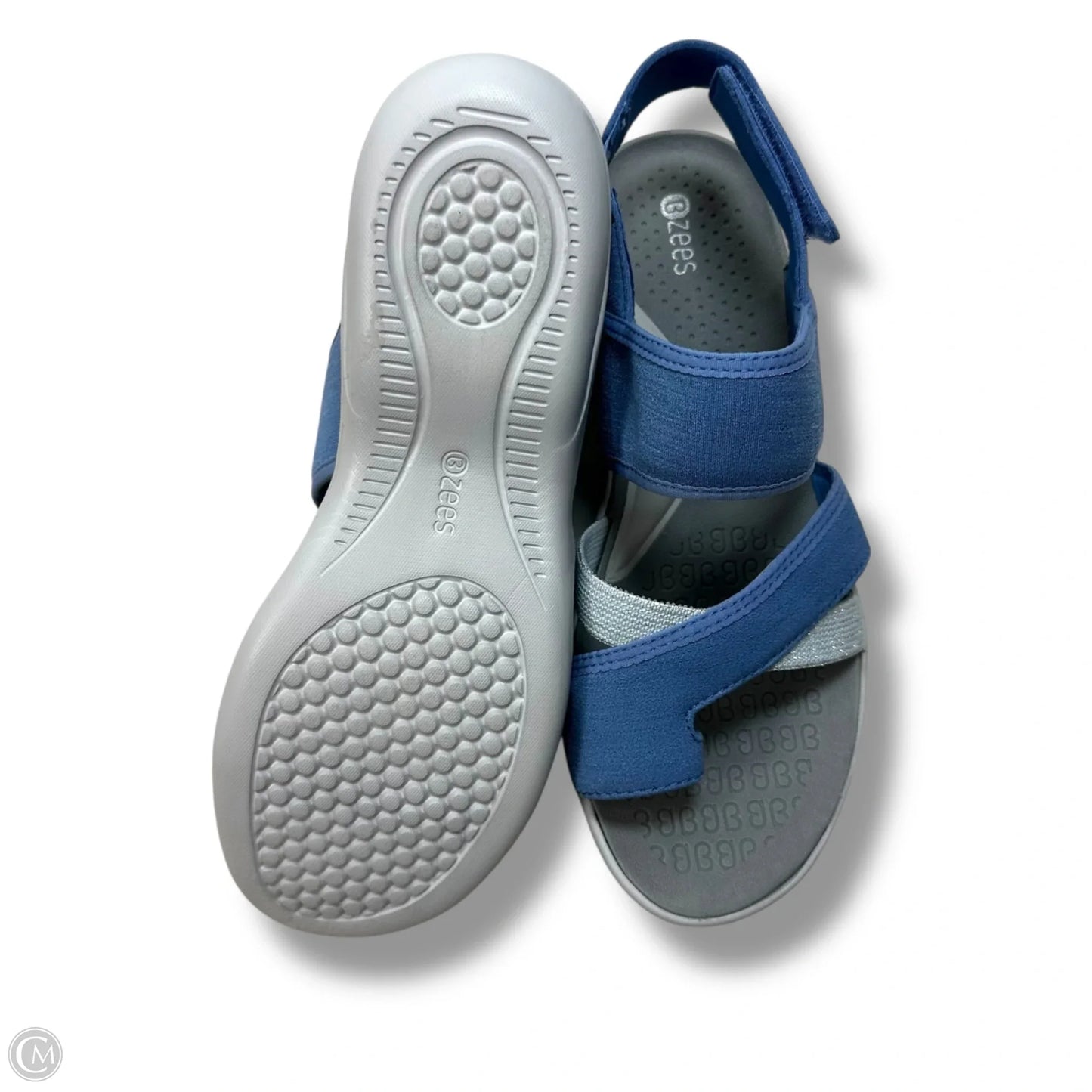 Sandals Flats By Bzees In Blue, Size: 9