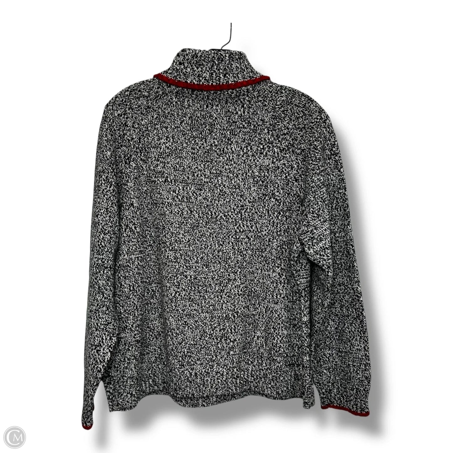 Snowflake Sweater By Liz Claiborne In Black, Size: Xl