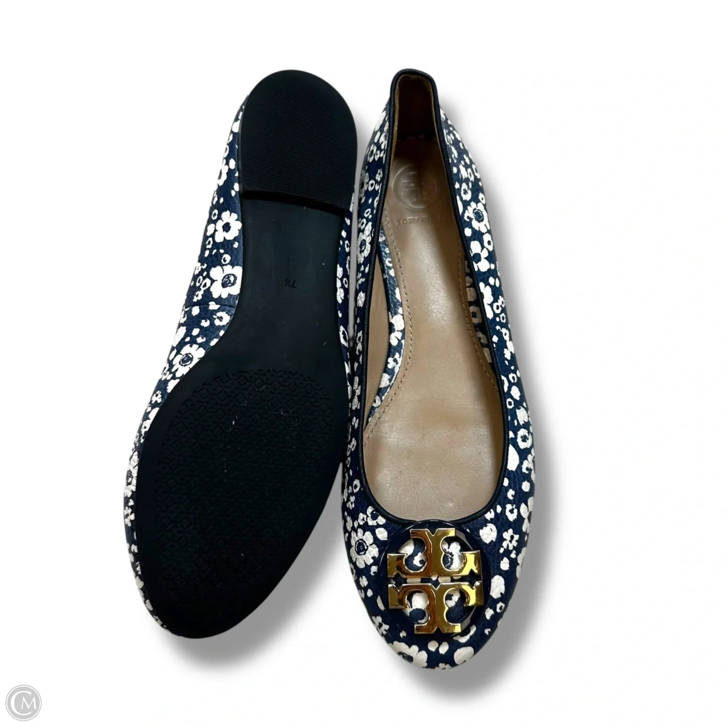 Shoes Designer By Tory Burch In Navy, Size: 7.5