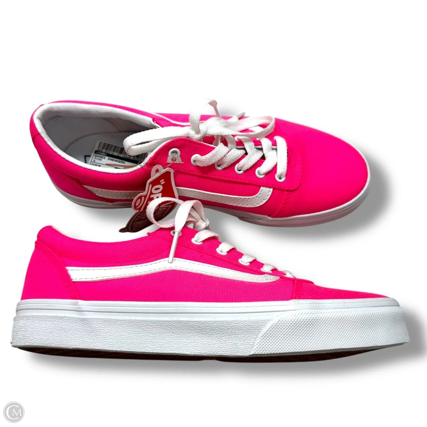 Shoes Sneakers By Vans In Pink, Size: 5