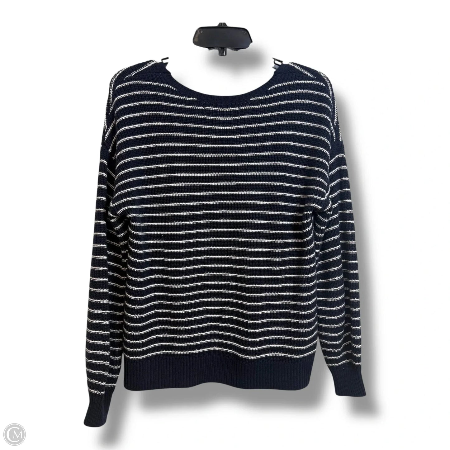 Sweater By Loft In Striped Pattern, Size: S