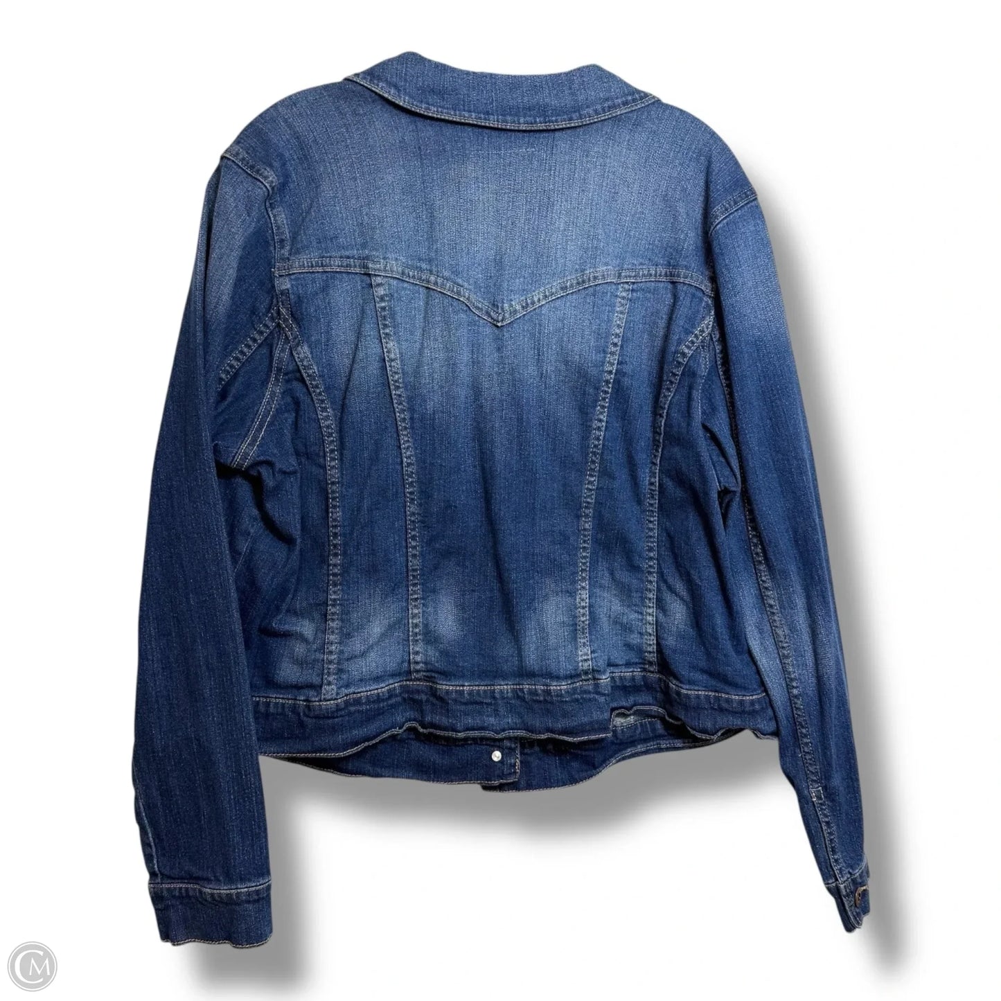 Jacket Denim By Jessica Simpson In Blue Denim, Size: 1x