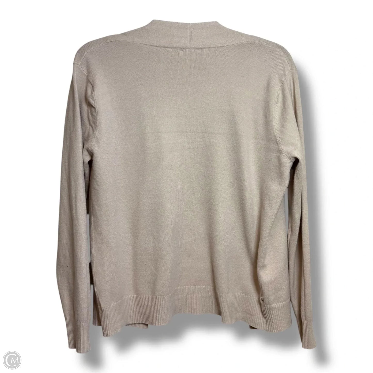 Cardigan By Clothes Mentor In Beige, Size: M