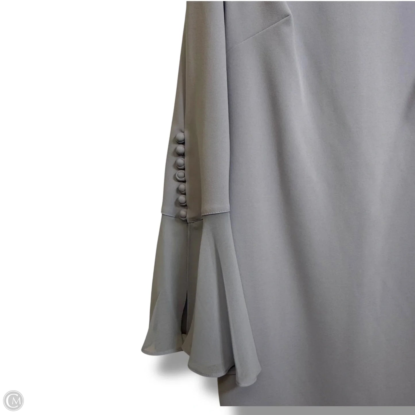 Dress Party Midi By Calvin Klein In Grey, Size: 8