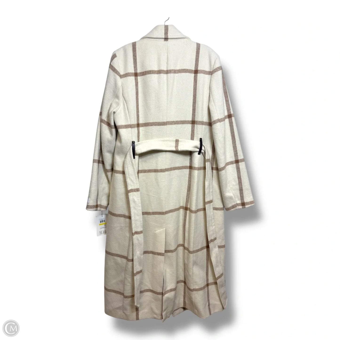 Coat Other By Dkny In Ivory, Size: M