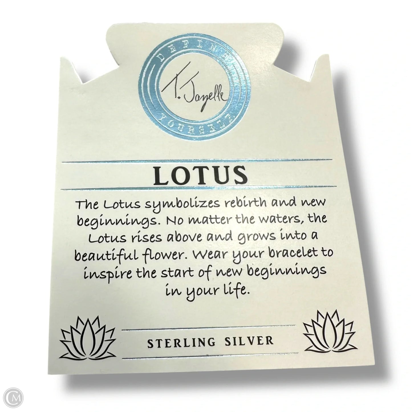 Sterling silver Lotus Bracelet Beaded By T.Jazelle