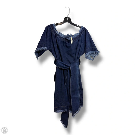 Dress Casual Short By Madewell In Blue Denim, Size: M
