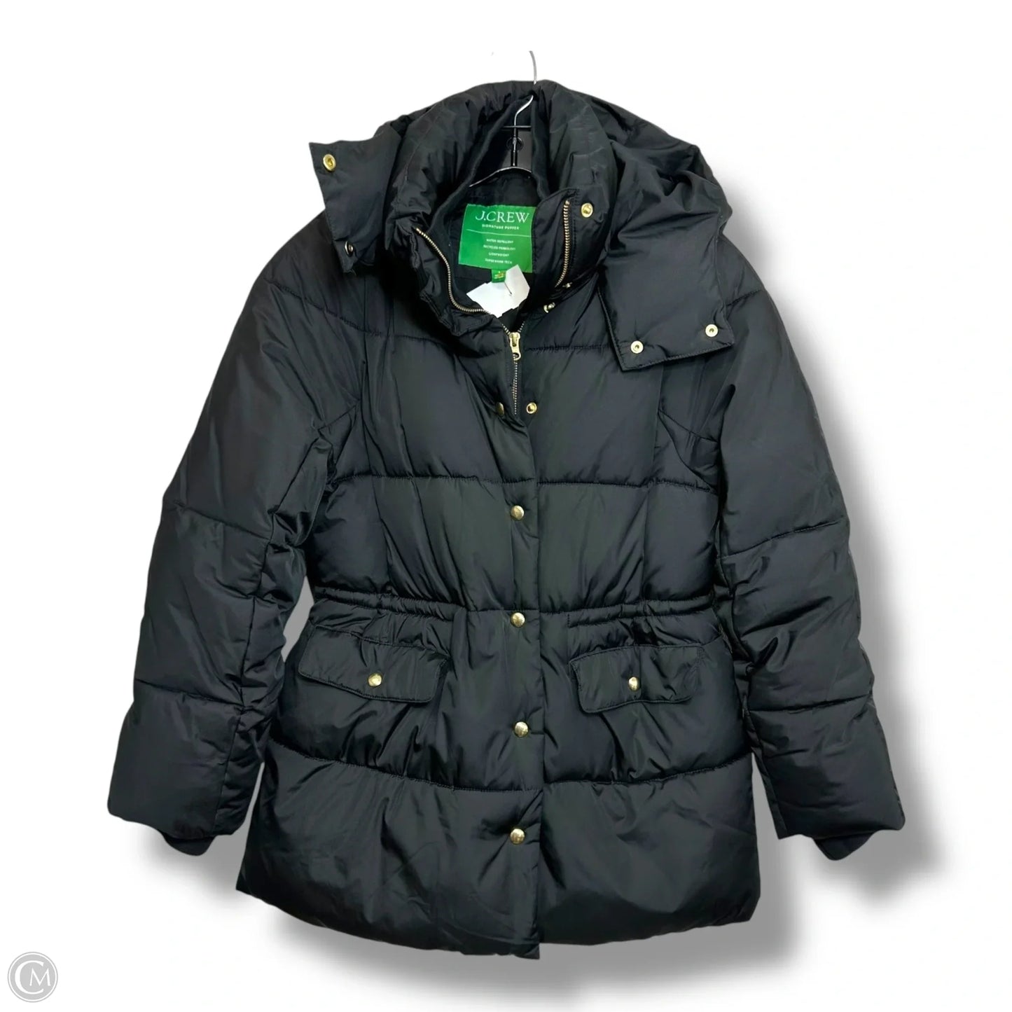 Signature Puffer Coat By J. Crew In Black, Size: S