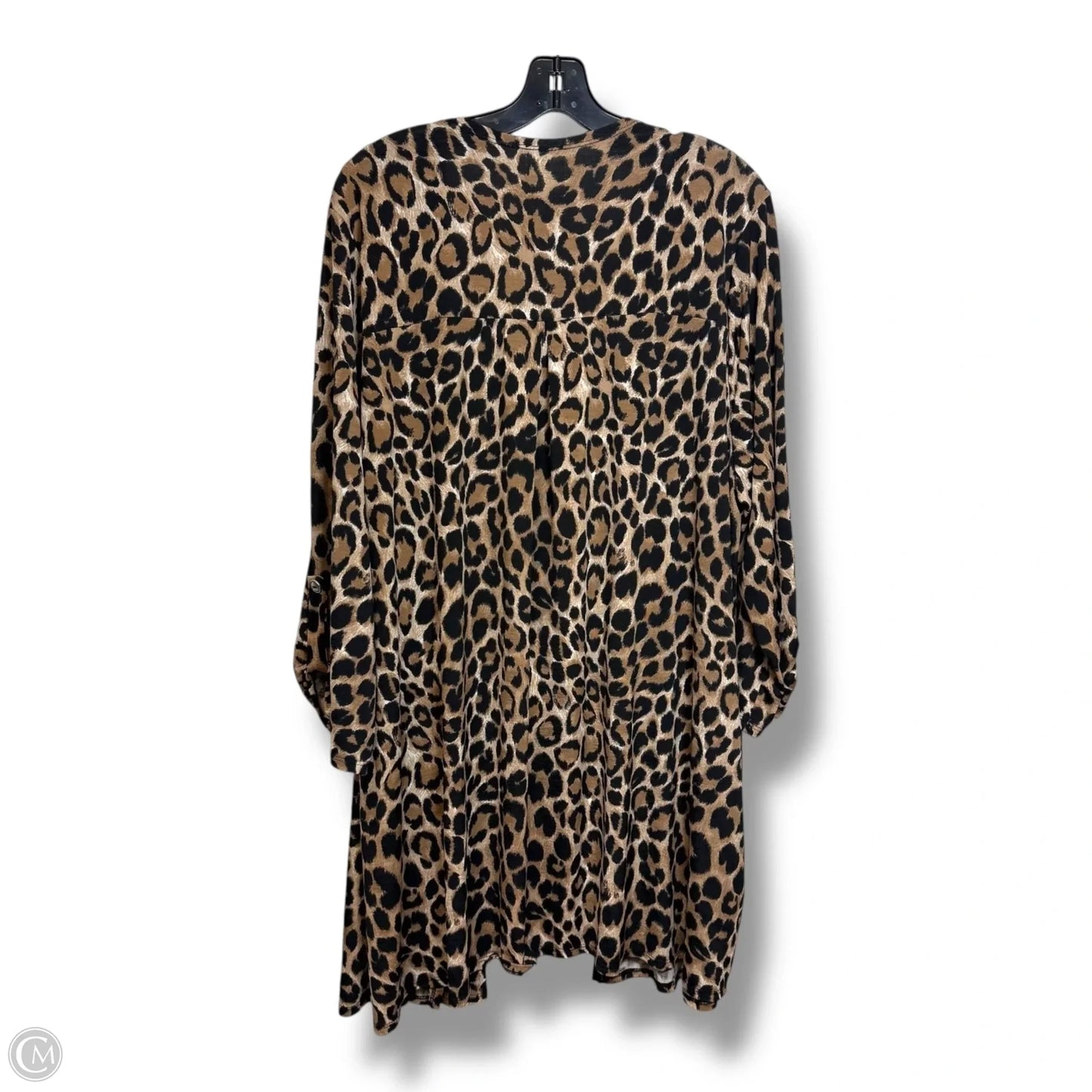 Cardigan By Dear Scarlett In Animal Print, Size: 3x