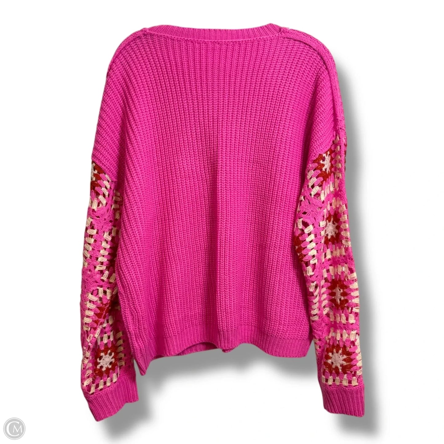 Sweater By Clothes Mentor In Pink, Size: Xl