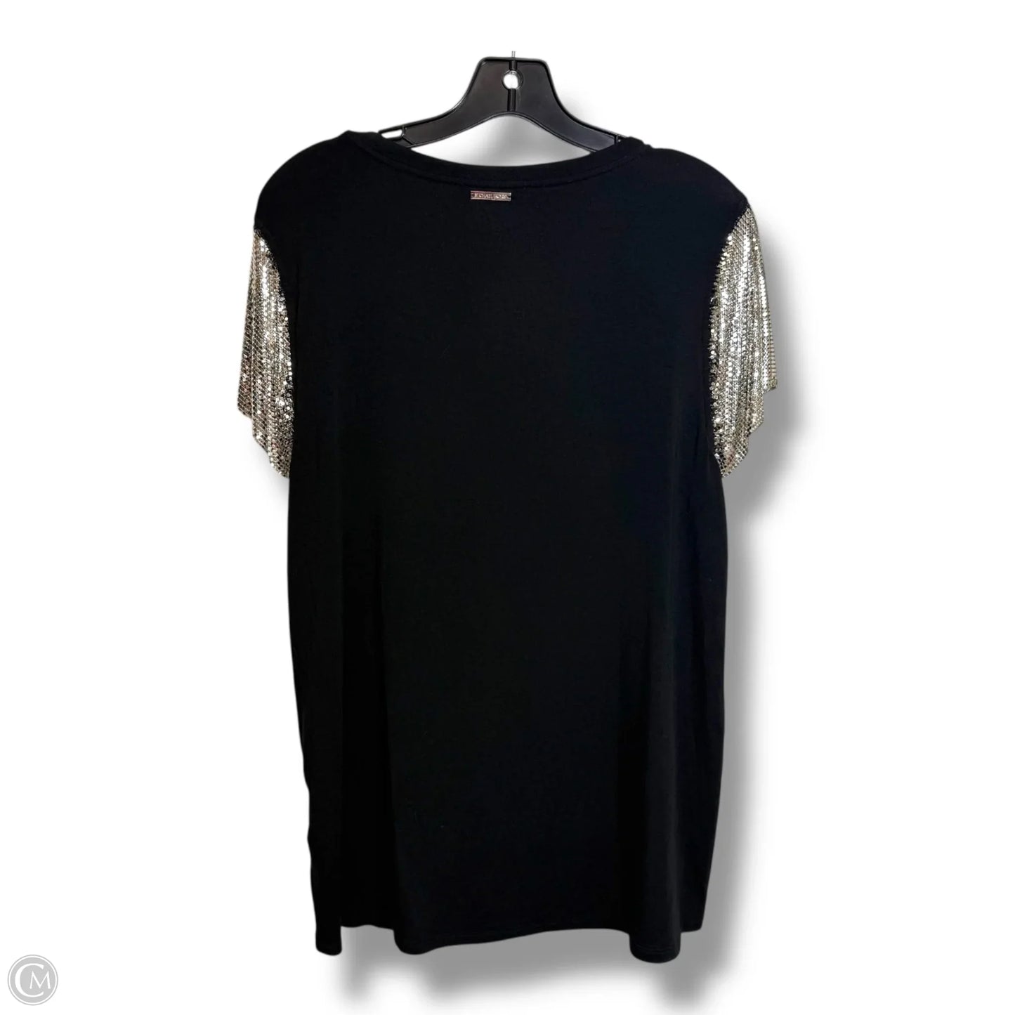 Top Short Sleeve By Michael By Michael Kors In Black, Size: M