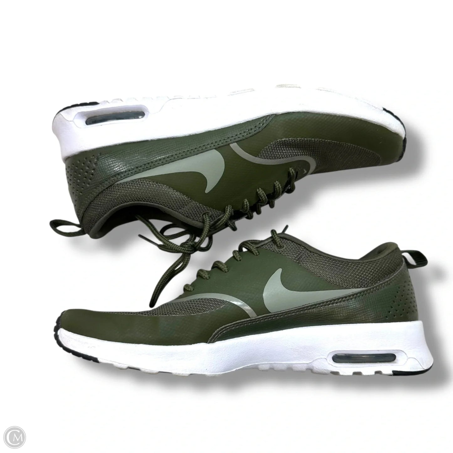 Shoes Sneakers By Nike In Green, Size: 8