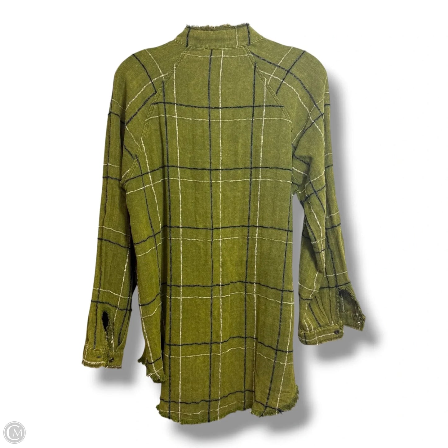 Top Long Sleeve By Mystree In Green, Size: M