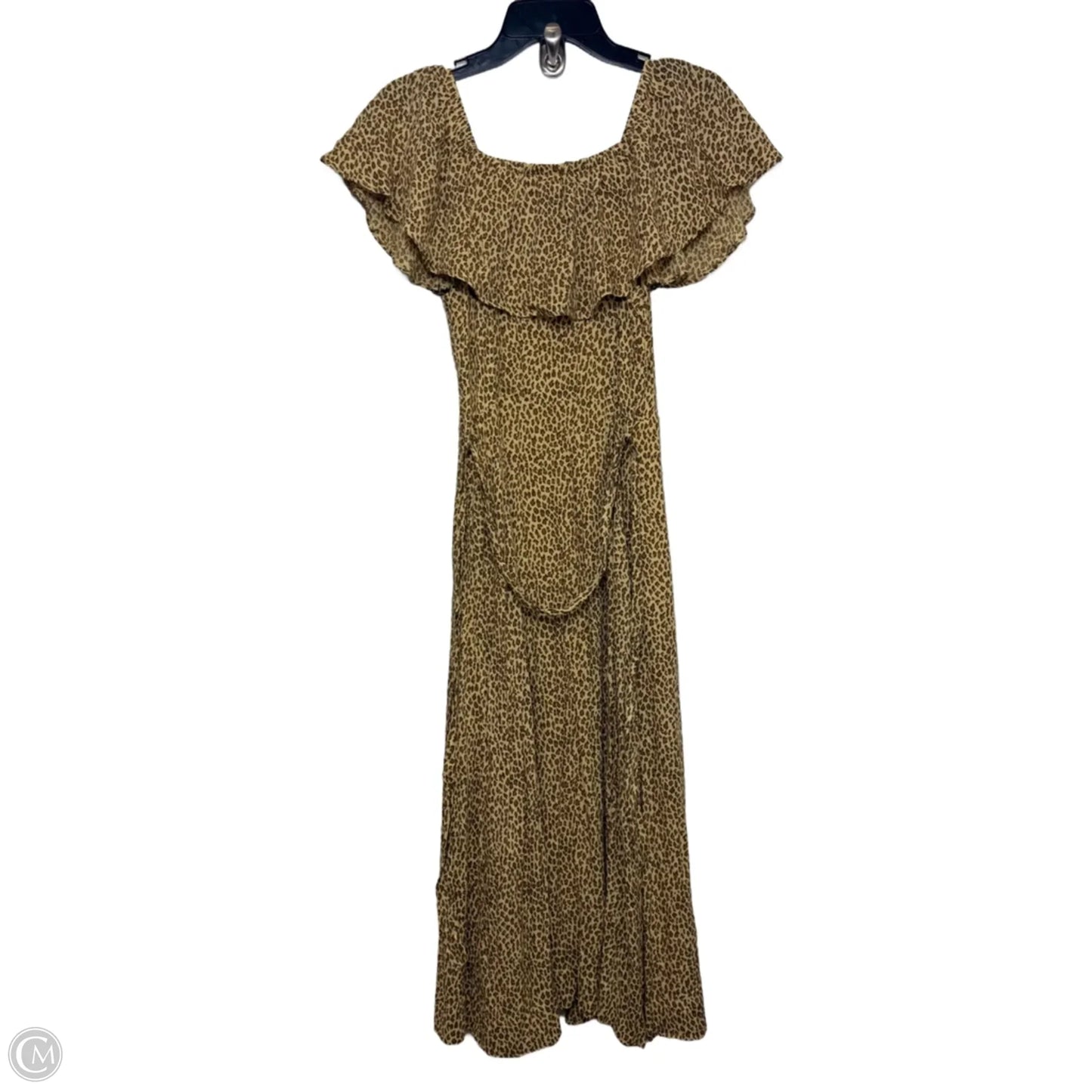 Dress Casual Midi By Anthropologie In Animal Print, Size: 2