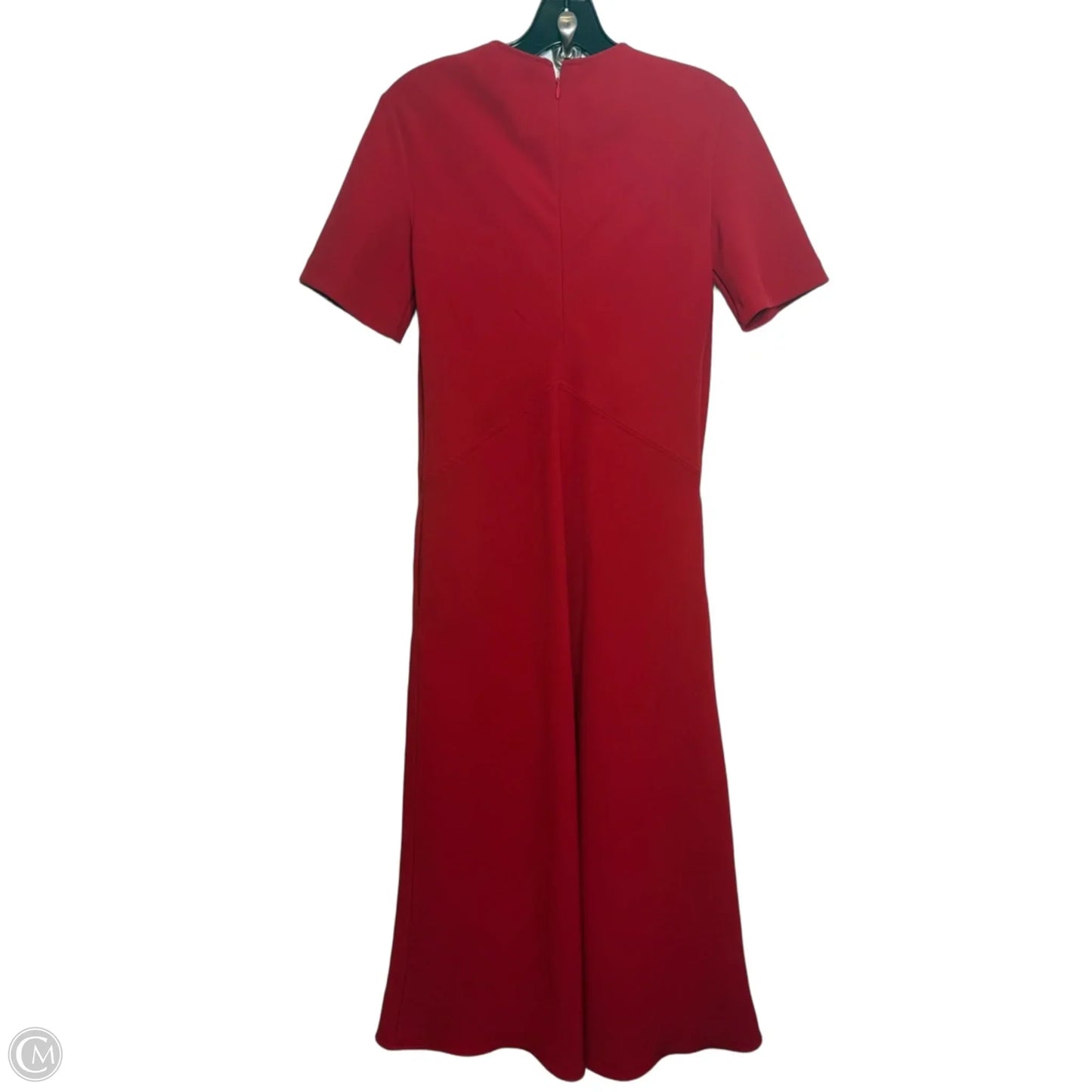 Dress Casual Midi By Zara In Red, Size: Xs