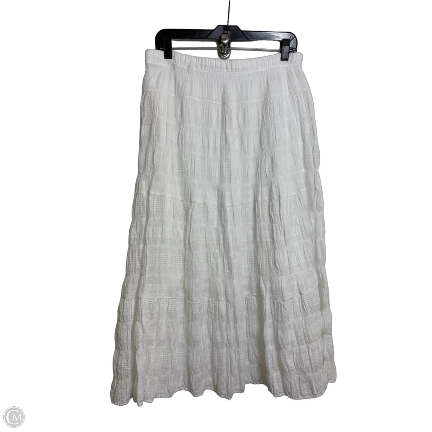 Skirt Maxi By Max Studio In White, Size: L