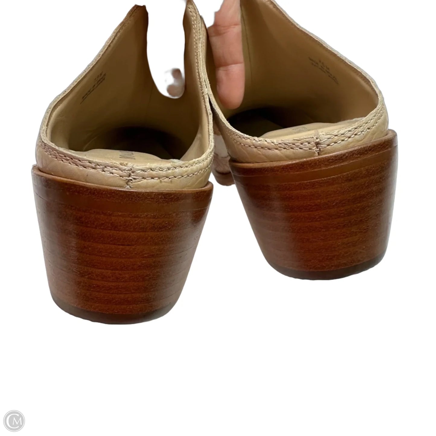 Shoes Heels Block By Donald Pliner In Tan, Size: 7.5