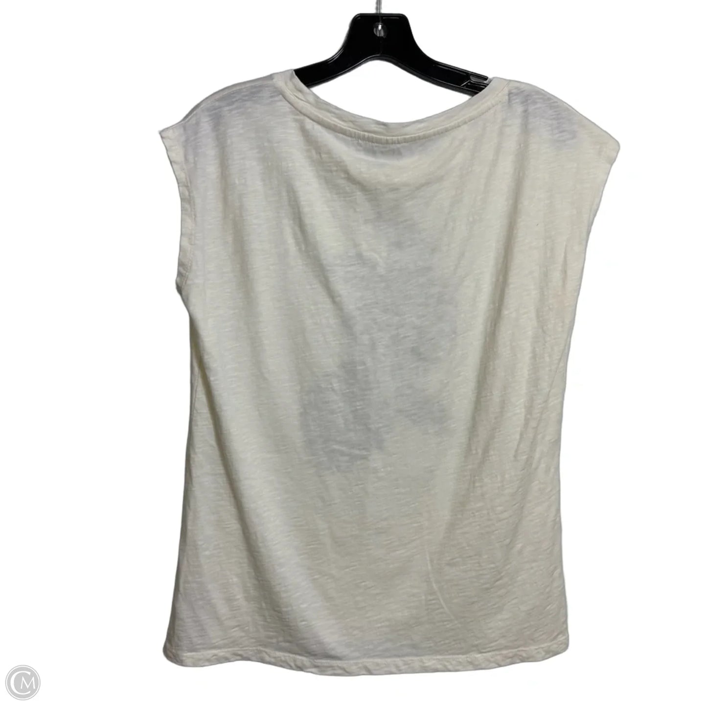 Top Sleeveless By Talbots In Ivory, Size: Mp