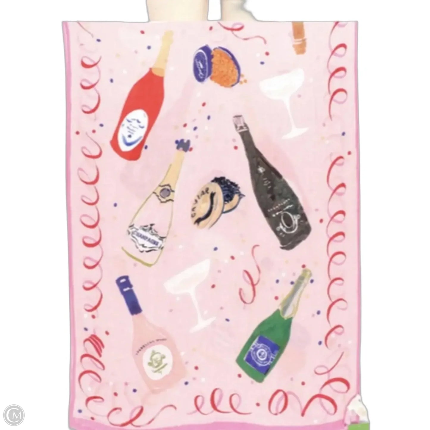 Champagne oblong Scarf Designer By Kate Spade