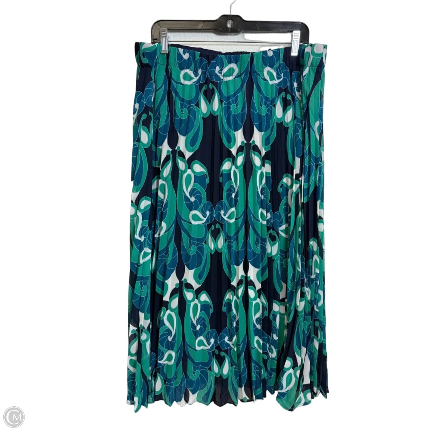 Skirt Midi By Liz Claiborne In Green, Size: Xxl