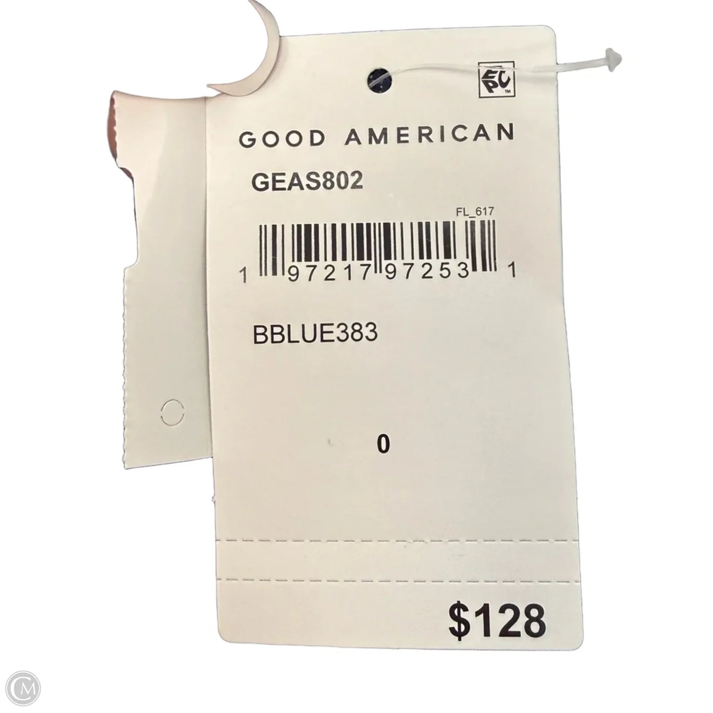 Jeans Wide Leg By Good American In Blue Denim, Size: 0