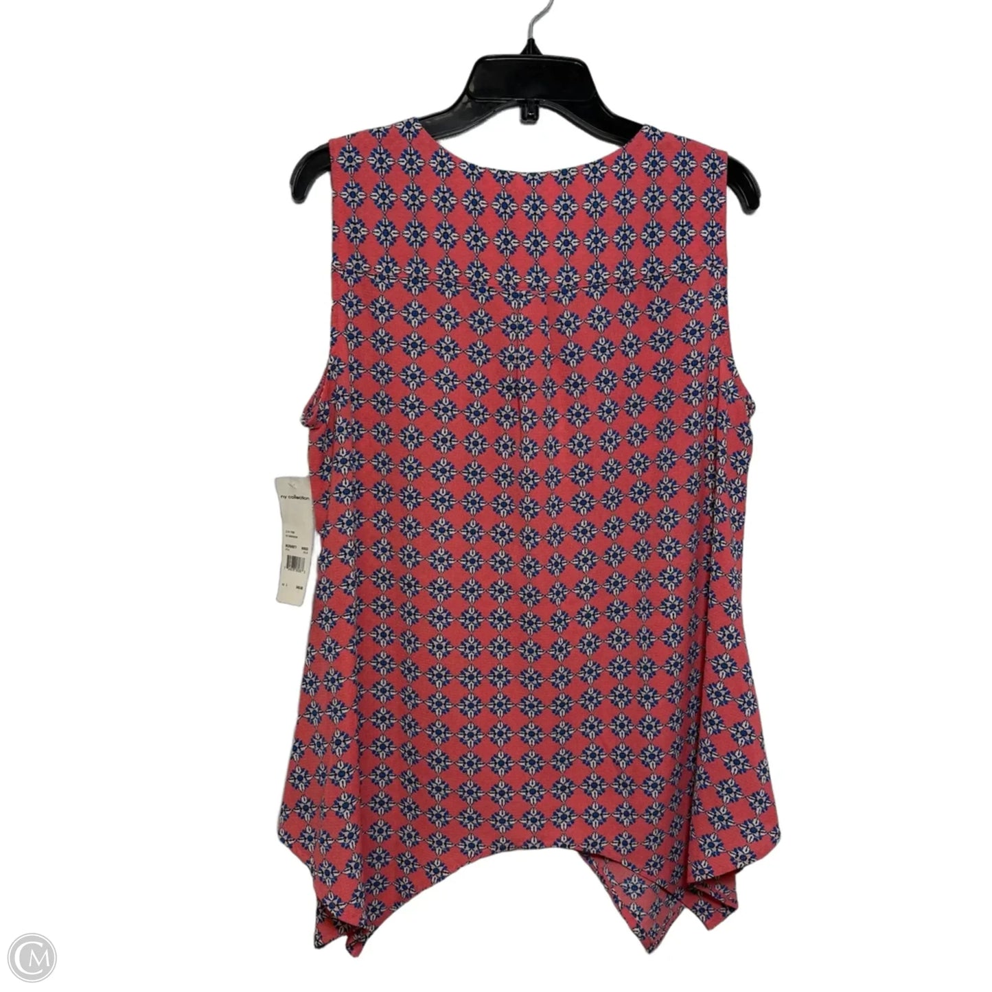 Top Sleeveless By New York And Co In Pink, Size: L