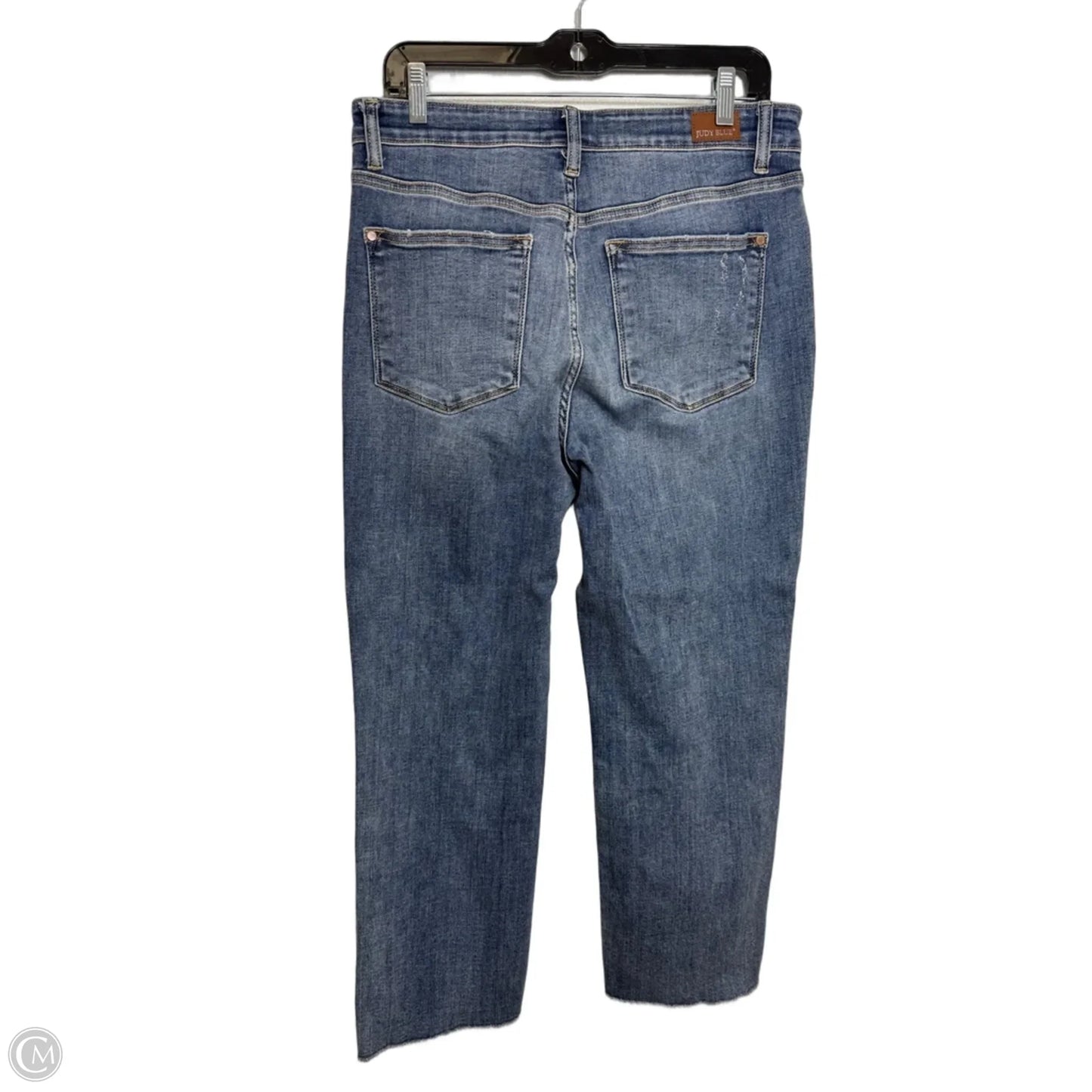Jeans Cropped By Judy Blue In Blue Denim, Size: 10