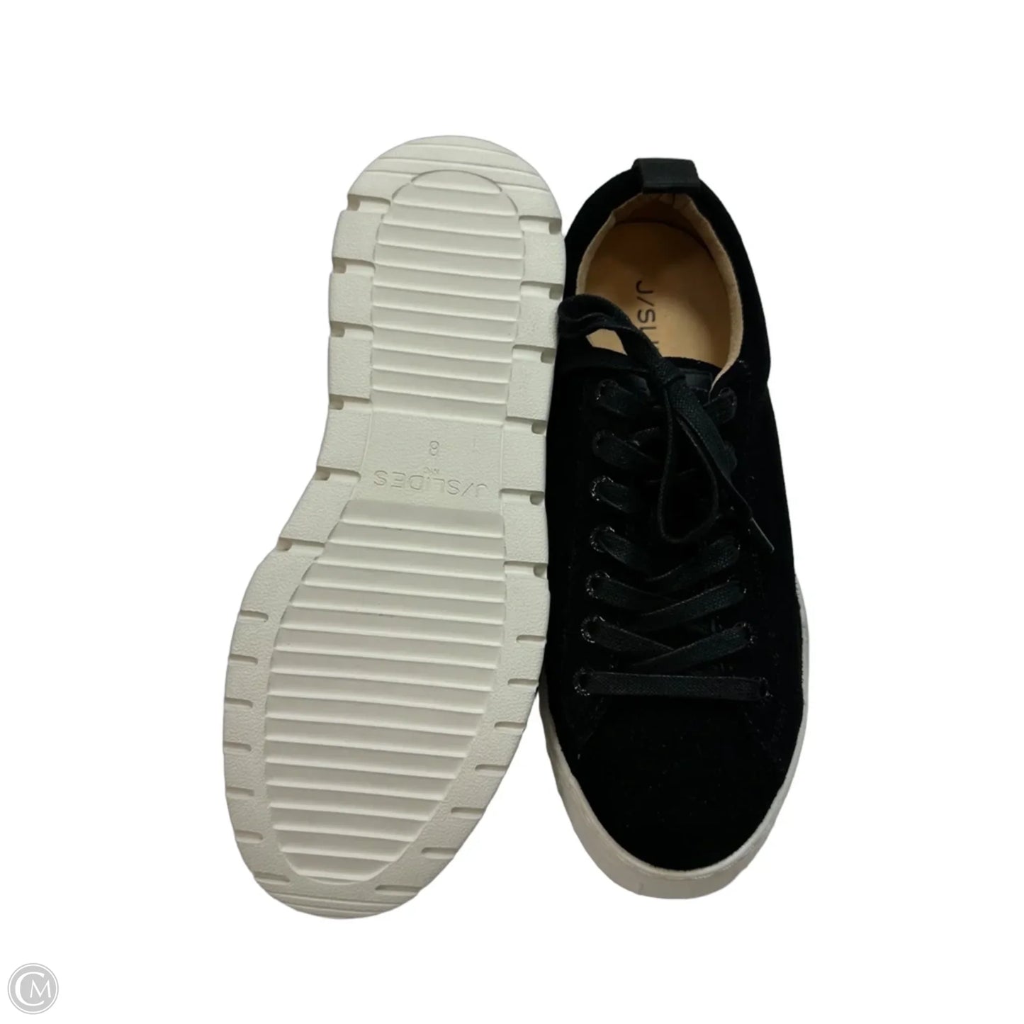 Shoes Sneakers By J Slides In Black, Size: 8