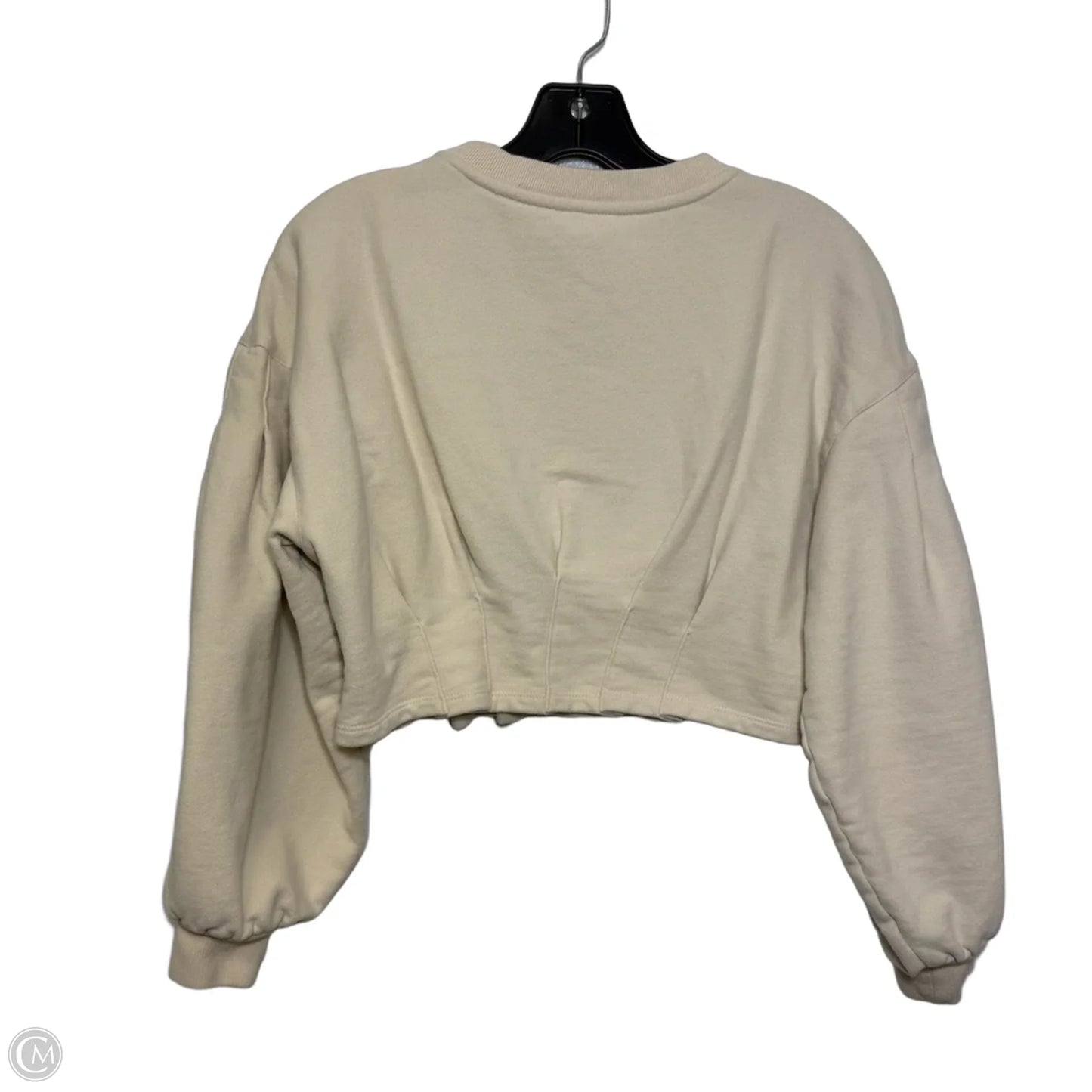 Top Long Sleeve By Anthropologie In Beige, Size: Xxs