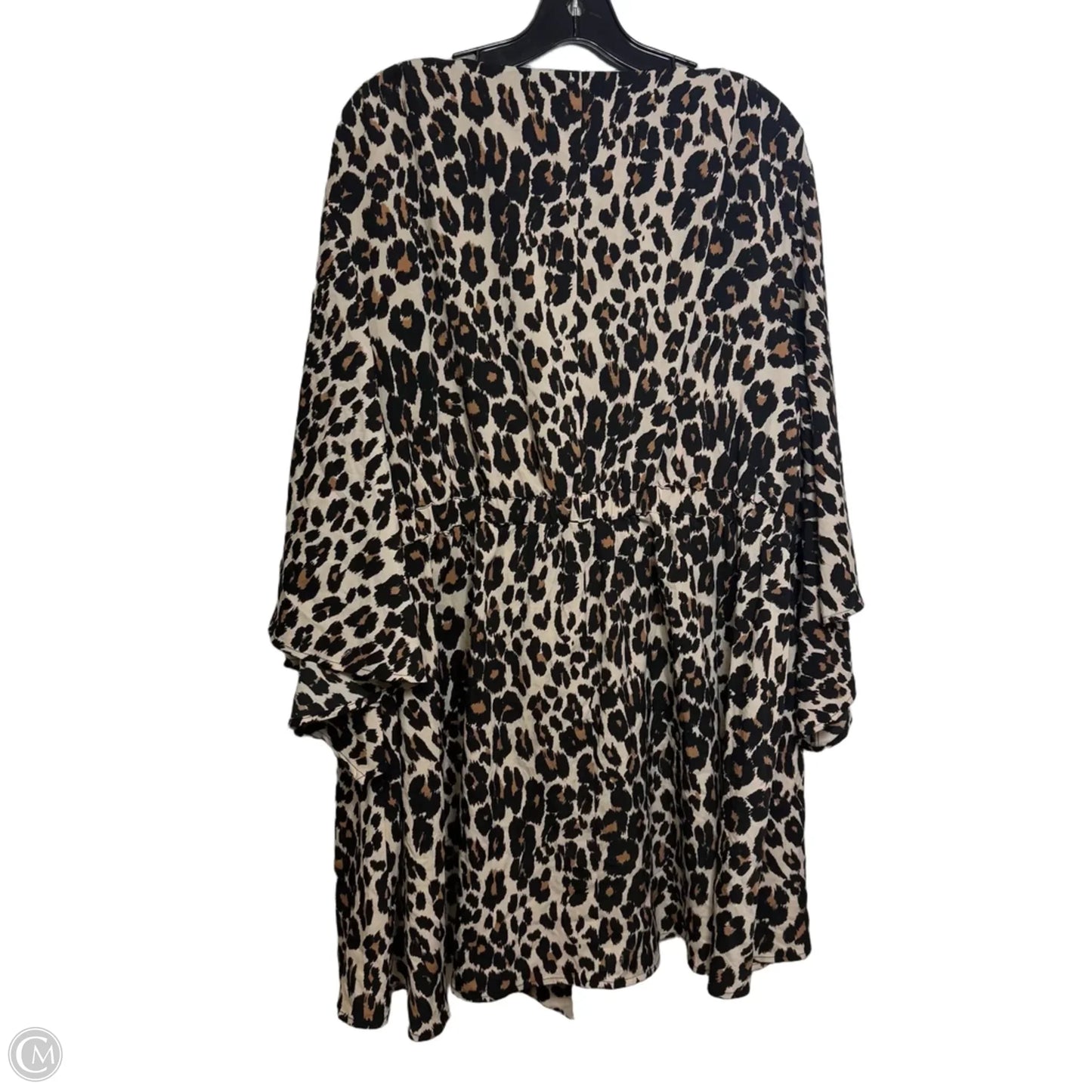 Tunic Short Sleeve By Lane Bryant In Animal Print, Size: 1x