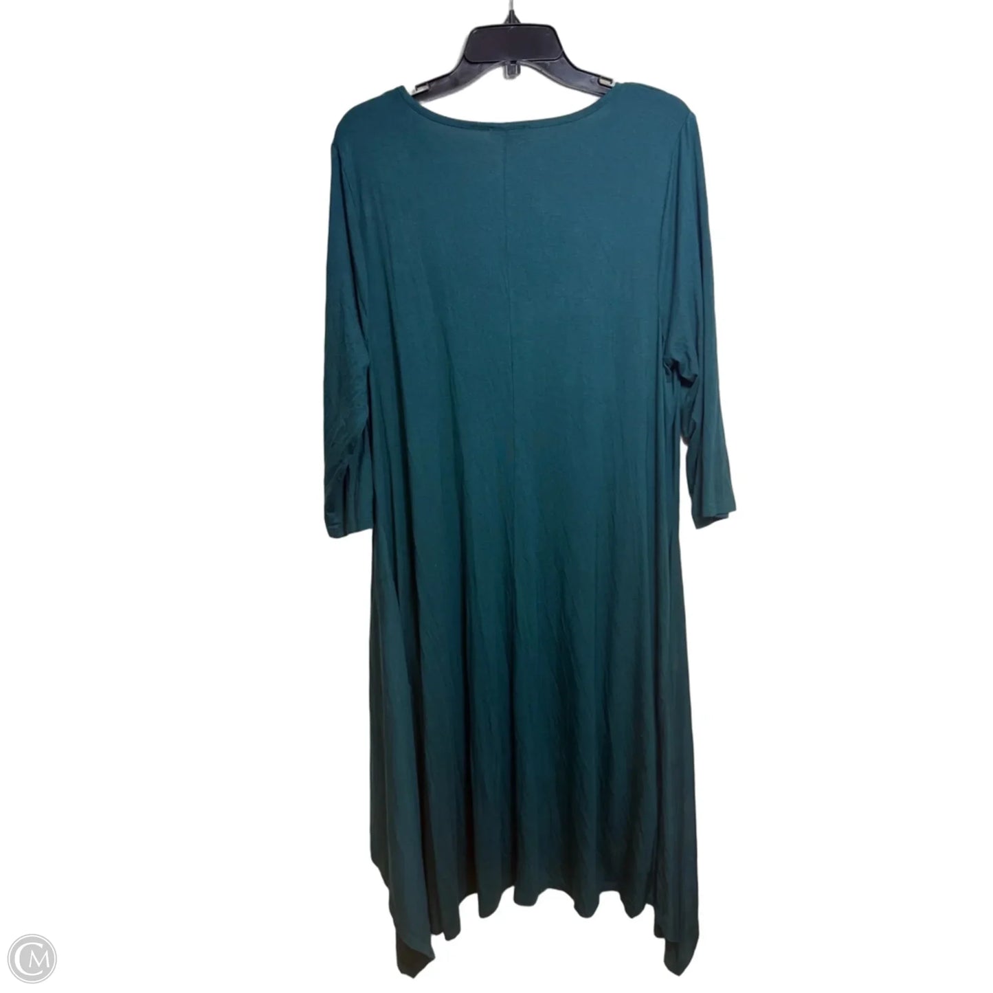 Tunic 3/4 Sleeve By Lane Bryant In Green, Size: 1x