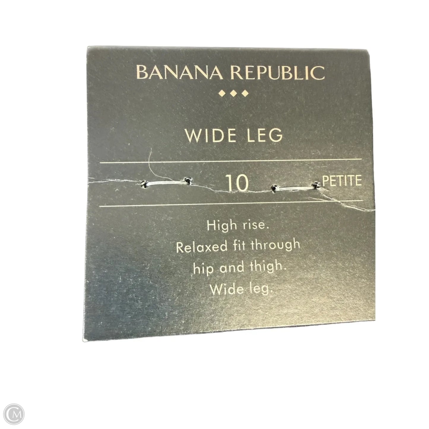 Pants wide leg By Banana Republic In Black, Size: 10p