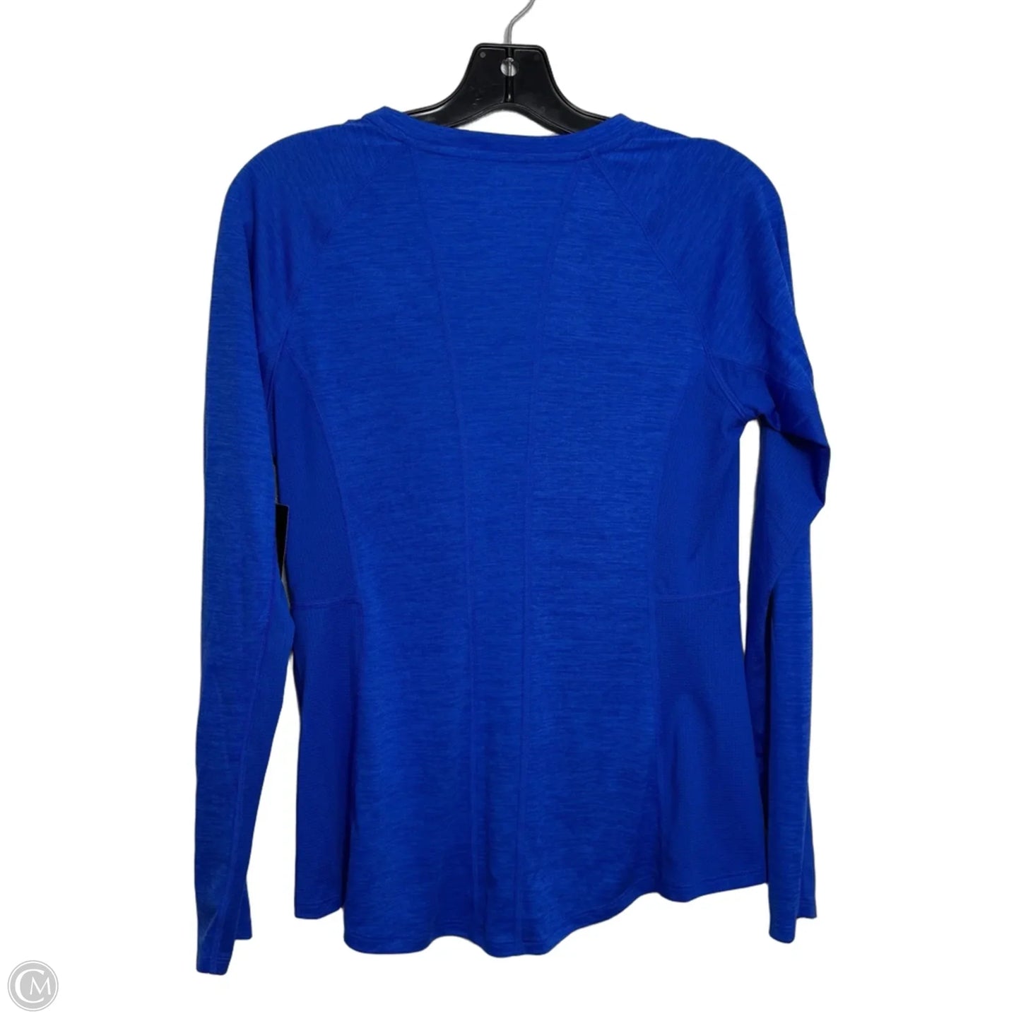 Athletic Top Long Sleeve Crewneck By Fila In Blue, Size: M