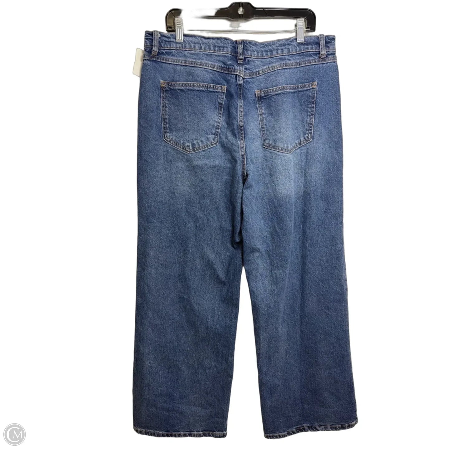 Jeans Wide Leg By Habitual In Blue Denim, Size: 14