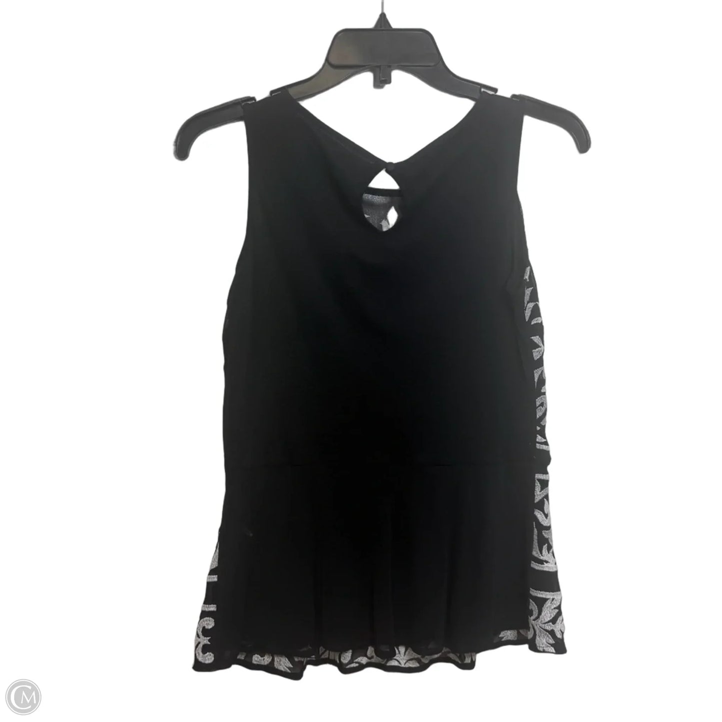 Top Sleeveless By Inc In Black, Size: S