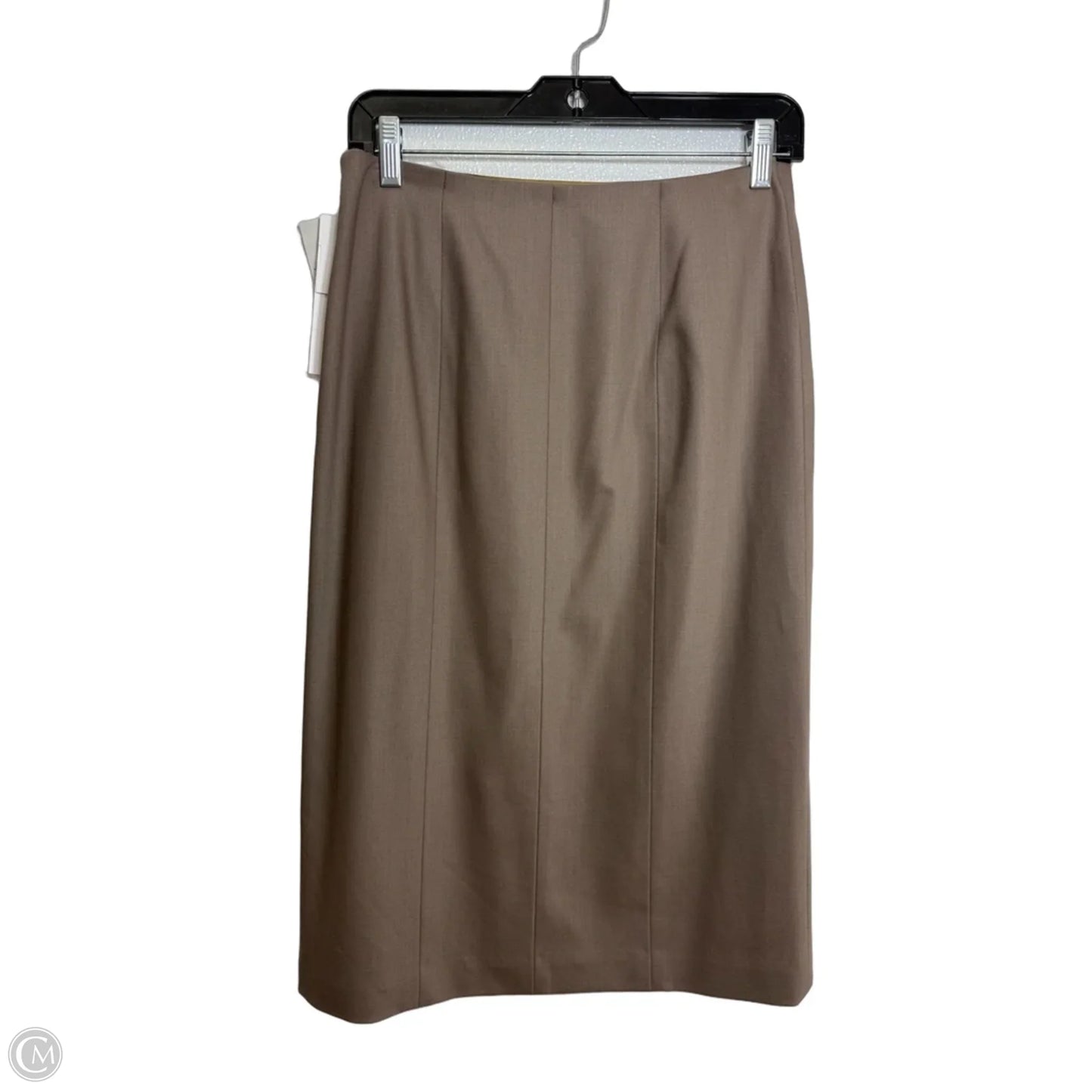 Skirt Midi By Talbots In Taupe, Size: 4