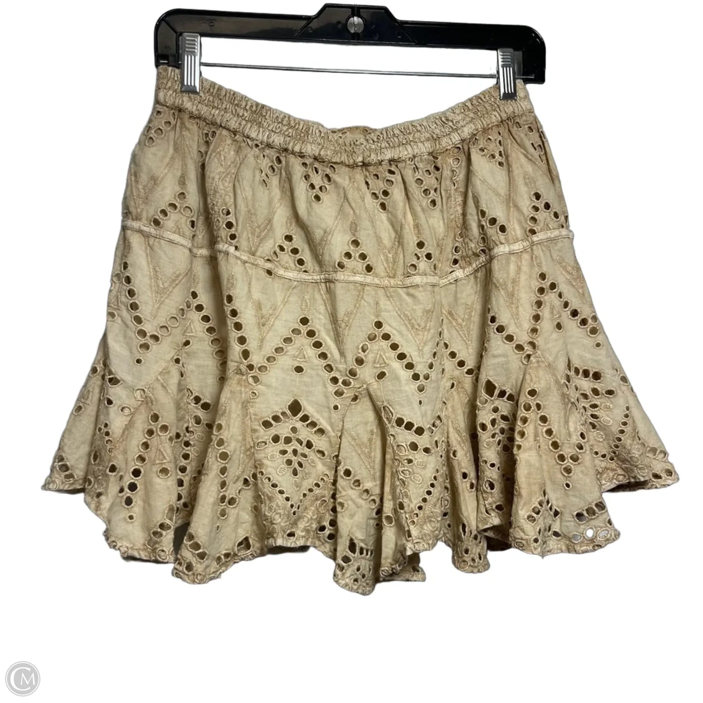 Skirt Mini & Short By Free People In Tan, Size: S